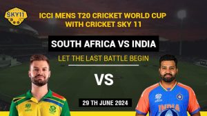 Read more about the article ICCI Mens T20 Cricket World Cup with Cricket Sky 11: South Africa vs India: Let the Last Battle Begin