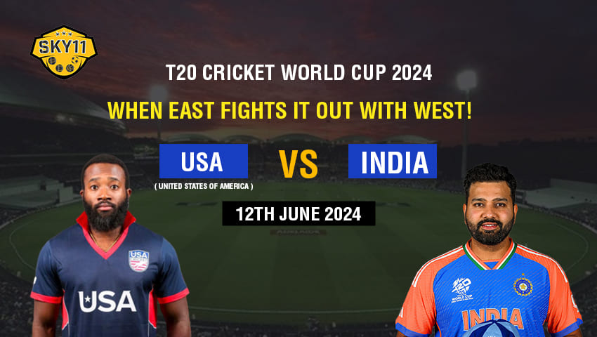 T20 Cricket World Cup 2024 USA VS INDIA