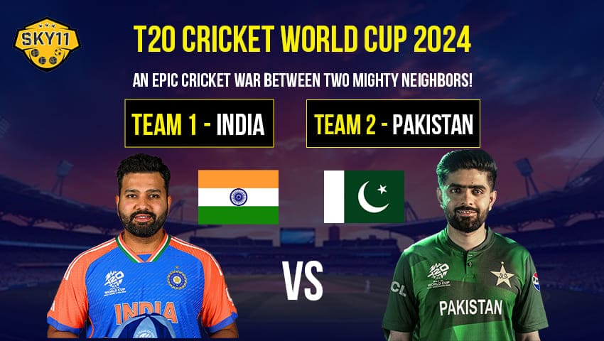 You are currently viewing T20 Cricket World Cup 2024: An Epic Cricket War Between Two Mighty Neighbors! 